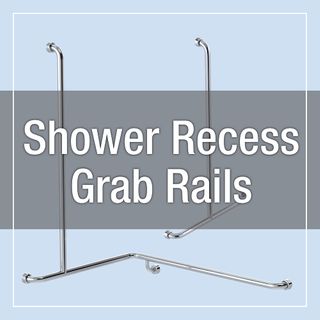 SHOWER RECESS GRAB RAILS