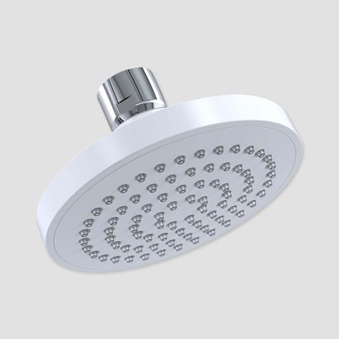 Streamjet Shower Rose - White/Chrome