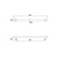 Linear Straight Rail PS 450mm