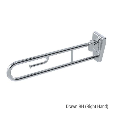 Tiltlock Folding Rail + Roll Holder PS - RH