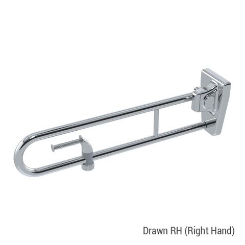 Tiltlock Folding Rail + ABS Roll Holder PS - RH