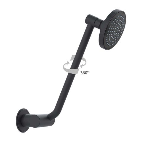 Streamjet Clicklock Arm - Matte Black (6.5L/min)