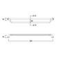 HS U-Towel/Grab Rail PS 800mm