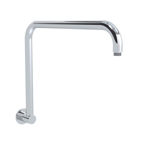 Crane Neck Shower Arm 330mm Chrome - 12L/min