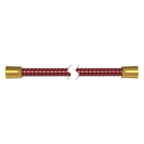 1500mm Softflex Spiral PVC Hose - Burgundy/Gold