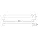 Comfort Collection Double Towel Rail 600mm