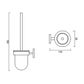 Universal Toilet Brush Replacement Head