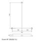 CF Shower Rail PS 700x1100mm - MF