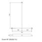 HS Shower Rail AW 700 x 1100mm - MF