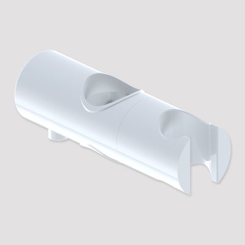 ABS Push Button Slide Cradle - White