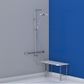 Hygienic Seal Shower Seat Wall Mount Plate