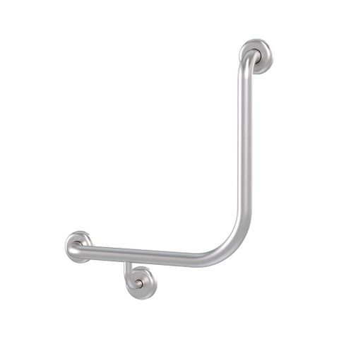 BARIATRIC 450x450mm GRABRAIL - Brushed Stainless