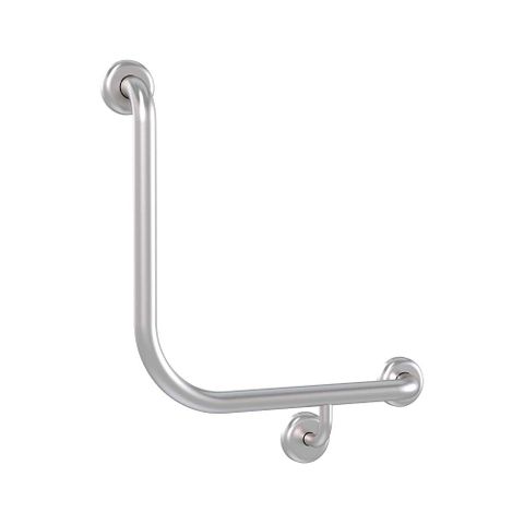 BARIATRIC 450x450mm GRABRAIL- Brushed Stainless