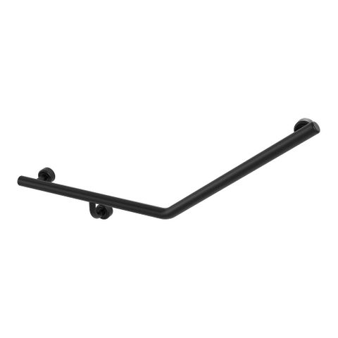 Linear Toilet Rail MB 450x450mm - LH