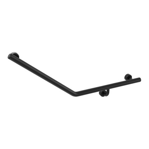 Linear Toilet Rail MB 450x450mm - RH