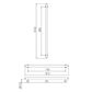 LINEAR SHOWER RECESS KIT: 700mm+900mm