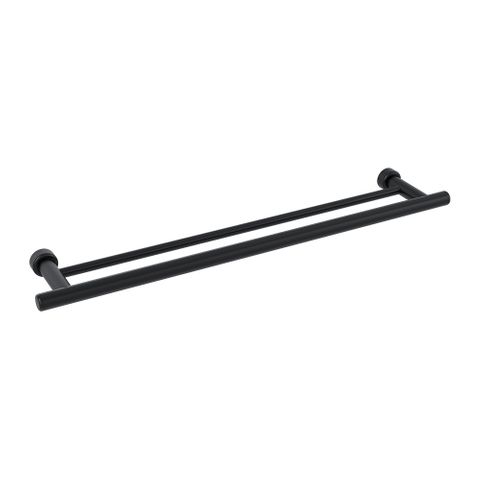 Linear D-Towel/Grab Rail Matte Black 800mm