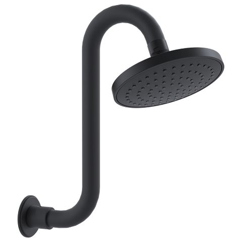 Streamjet XL Swan Neck Rising Arm - Matte Black