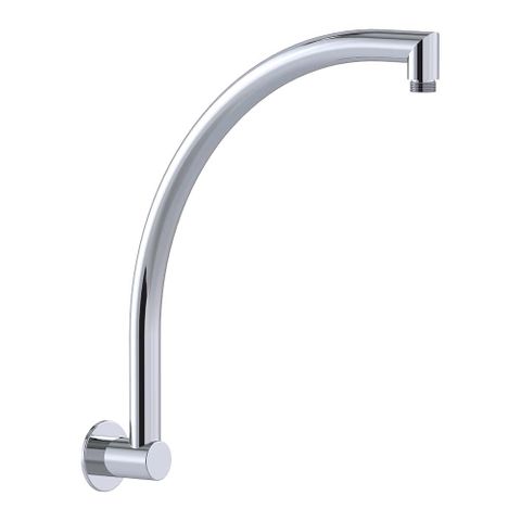 Swan Neck Shower Arm - Chrome