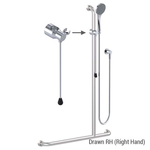 HS Accessible Kit 20 (2m) Comm Chrome 6.5L/min