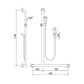 Bariatric Shower Kit 16 (1.5m Hose)