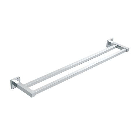 500 Series Double Towel Rail 750mm