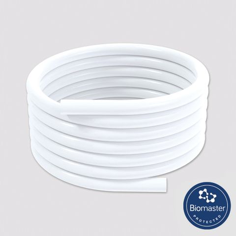 25m Antimicrobial White Smooth PVC Hose