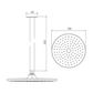 Cosmic 300mm Ceiling Shower - Chrome