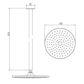 Cosmic 450mm Ceiling Shower - Brushed Nickel