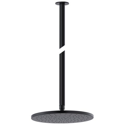 Cosmic 600mm Ceiling Shower - Matte Black