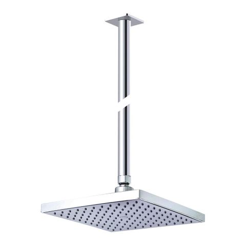 Quewb 300mm Ceiling Shower - Chrome