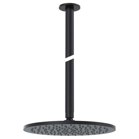 Rainstorm 600mm Ceiling Shower - Matte Black