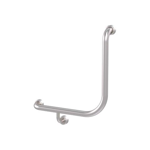 HS Toilet Rail SS 450x450mm - LH (Ambulant)