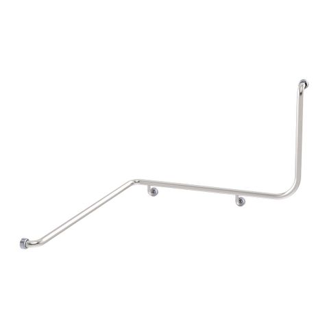 HS Corner Toilet Rail BS 1110x1030x600mm - LH