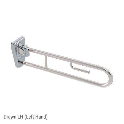 Tiltlock Folding Rail +Roll Holder BS - LH