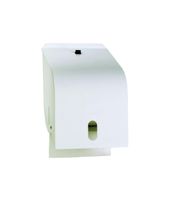 CLEAN & SOFT Roll Towel Dispenser White Metal