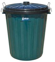 Round Plastic Bin W/Lid