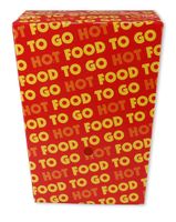 CASTAWAY Hot Food To Go Large Chip Box (250)