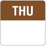 DAYDOT Day of Week 40mm Squares Thursday (500)