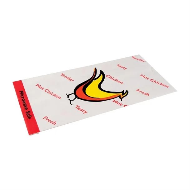 DETPAK Hot Chicken Bag Poly-Lined (500)