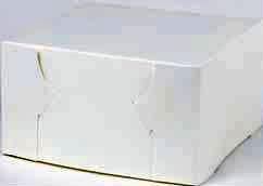 Cake Box 10 x 10 x 4 White (100)