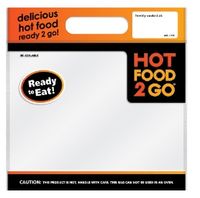CASTAWAY Hot Food To Go Resealable Plastic Deli Carry Bag Small (500)