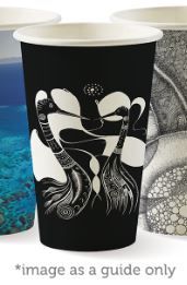 BIOPAK Art Series DW Cup 12oz 25 x 40
