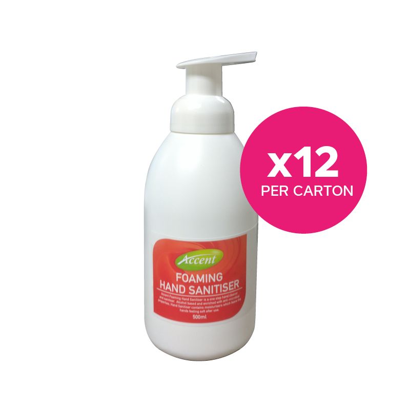 Veridia Foaming Hand Sanitiser 12 x 500mL