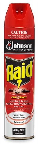 RAID Residual Surface Spray (Crawling Insect Killer) 450g