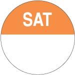 DAYDOT Day of Week 24mm Circles Saturday (1000)