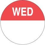 DAYDOT Day of Week 24mm Circles Wednesday (1000)