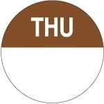 DAYDOT Day of Week 24mm Circles Thursday (1000)