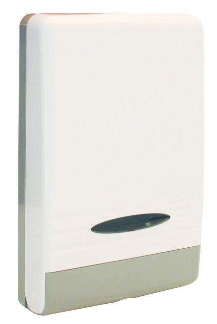 Compact Towel Dispenser ABS Plastic White