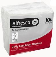 Lunch Napkin 2-ply GT Fold White 20 x 100